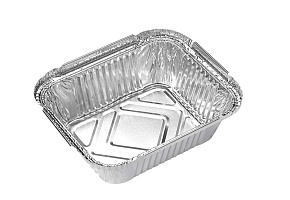 MALLONY Форма для выпечки, LAMINA, размер: 15*12*4,7 см, из алюм фольги, прямоугольная, одноразовая (006049) Форма для выпечки