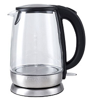 KITFORT КТ-619 серебристый/черный (нержавеющая сталь/стекло) Чайник KITFORT КТ-619 серебристый/черный (нержавеющая сталь/стекло)
