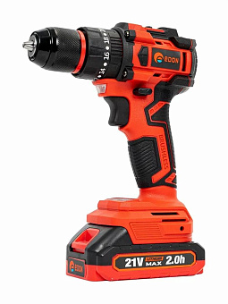 EDON UAD-21PBL черный/красный 27519 21В, 2аккум., бесщеточный Дрель-шуруповерт