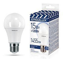 ERGOLUX (14784) LED-A60-15W-E27-6K Лампа светодиодная