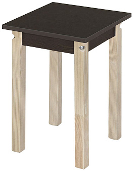 ЭЛЕГИЯ Табурет ПН ЛДСП (Бесцветный (Лак),Венге) Табурет