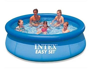 INTEX Бассейн с надувн.кольцом EASY SET 396х84см . (в коробке) Арт. 28143NP Бассейн с надувн.кольцом