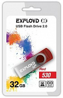 EXPLOYD 32GB 530 красный [EX032GB530-R] USB флэш-накопитель