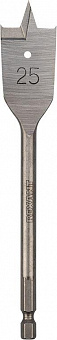 KRANZ (KR-91-0670) Сверло перовое по дереву 25х152 мм (шестигранный хвостовик)