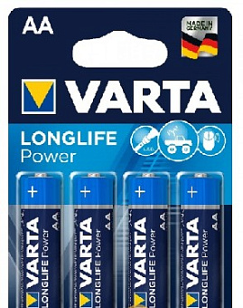 VARTA LR6 AA BL4 HIGH ENERGY ALKALINE 1.5V (4906) (4906113414) Элементы питания