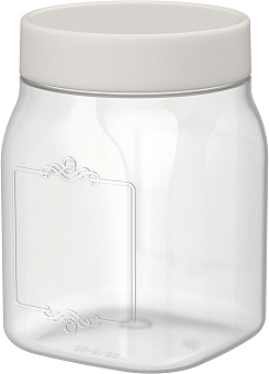 HOMVER Lentils 0,75л (светло-бежевый) 223136425/02 Емкость для сыпучих продуктов