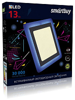 SMARTBUY (SBLSq-DLB-13-3K-B) 13w/3000K+B Светильник