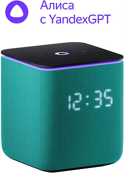 ЯНДЕКС YNDX-00054EMD Умная колонка Станция Миди с Алисой зеленый Умная колонка ЯНДЕКС YNDX-00054EMD Умная колонка Станция Миди с Алисой зеленый