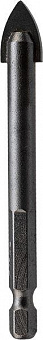 KRANZ (KR-91-0645) Сверло по стеклу и керамике 12 мм, 2 грани, шестигранный хвостовик Сверло