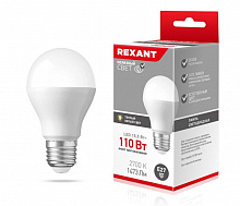 REXANT (604-008) A60 15,5 ВТ E27 1473 ЛМ 2700 K Лампа светодиодная