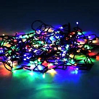 ECOLA N4GM10ELC IP44 Нить 10м 160Led RGBW 8 режимов разноцветный Светодиодная гирлянда