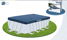 INTEX Защитный тент (ДЛЯ КАРКАСНЫХ БАССЕЙНОВ 450Х220см) 28039 Тент для бассейна INTEX Защитный тент (ДЛЯ КАРКАСНЫХ БАССЕЙНОВ 450Х220см) 28039