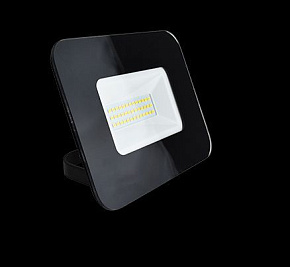 ECOLA JPBD30ELB PROJECTOR LED 30,0W 220V 6000K IP65 Светодиодный Прожектор тонкий Черный 154X124X40 Прожектор светодиодный