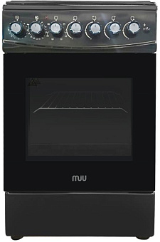 MIU UNO 51S черная Плита газоэлектрическая