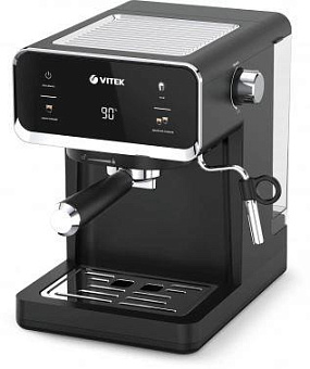 VITEK VT-1516 черный Кофеварка рожковая