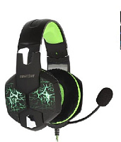 SMARTBUY (SBHG-3100) RUSH TAIPAN черно-зеленый Наушники-гарнитура