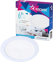 КОСМОС KDownL6W6400K белый Панель светодиодная
