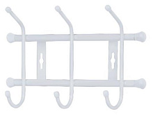 NIKA Вешалка настенная (ВН3/МС матовый серый) Вешалка