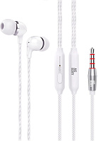 AKSBERRY (6900294010010) Y1 с микрофоном, белый Гарнитура