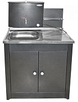 АКВАТЕКС ДУЭТ (бак антикорроз. с ЭВН+мойка нерж.) серебро Умывальник