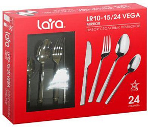 LARA LR10-15/24 Mirror Набор столовых приборов