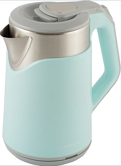 HOMESTAR HS-1019 blue (1,8л. металл/пластик) Чайник