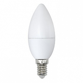VOLPE (UL-00003802) LED-C37-9W/DW/E14/FR/NR Дневной белый свет 6500K Лампа светодиодная