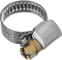 СИБРТЕХ Хомуты нержавеющая сталь, Стандартное болтовое крепление 12-20 мм, 100 штук в упаковке, ширина 9 мм 47578