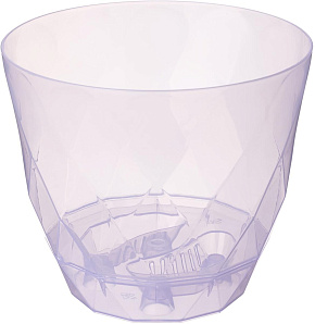 HOMVER Laurel для орхидей D175мм, 2,3л с поддоном (сиреневый транспарент) 221615141/01 Горшок цветочный HOMVER Laurel для орхидей D175мм, 2,3л с поддо