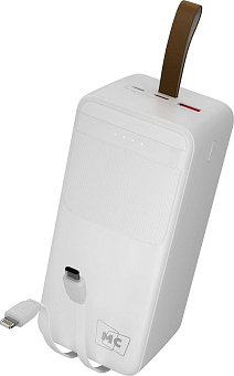 MORE CHOICE (4620202552860) PB59-50 50000mAh 1USB+1Type-C+1micro-USB 3.0A 22.5W+PD20W+QC3.0 , белый Powe Bank