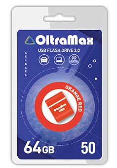 OLTRAMAX OM-64GB-50-Orange Red 2.0 Флэш-накопитель