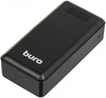 BURO Мобильный аккумулятор BPF30D 30000mAh QC4.0/PD3.0 22.5W 3A 2xUSB-A/USB-C черный (BPF30D22PBK)