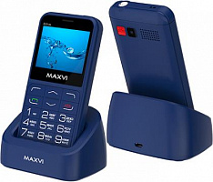 MAXVI B231ds Blue Телефон мобильный