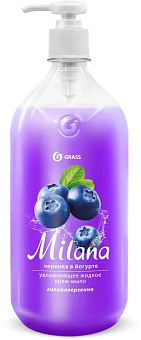 GRASS 126301 Milana черника в йогурте с дозатором (флакон 1000мл)