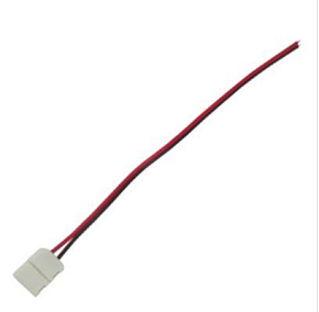 ECOLA SC28C1ESB ECOLA LED strip connector соед. кабель с одним 2-х конт. зажимным разъемом 8mm 15 см. уп. 3 шт. Ширина ленты/сечение 8 мм Длина 15 см 