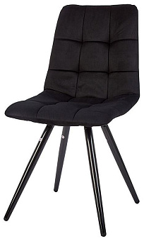 POLINI Home Berlin SM, черный-черный (2 кор.) Стул обеденный POLINI Home Berlin SM, черный-черный (2 кор.)