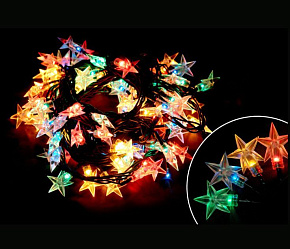 ВОЛШЕБНАЯ СТРАНА Электрогирлянда Звезды Star-100-5-MC 101549 Электрогирлянда