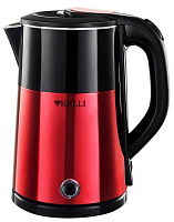 KELLI KL-1802 рубиновый Чайник электрический KELLI KL-1802 рубиновый