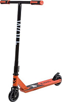 NOVATRACK 110P.WOLF.BOR9 WOLF EL Трюковый черно-оранжевый 135179 самокат