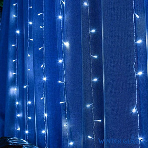 WINTER GLADE Электрическая гирлянда-занавес Winter Glade 96 ламп Холодный белый CC96 Электрическая гирлянда