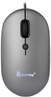 SMARTBUY (SBM328G) 328 серый металлик Мышь