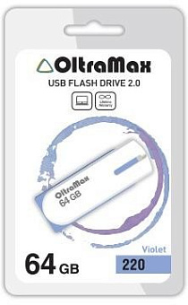 OLTRAMAX OM-64GB-220-фиолетовый USB флэш-накопитель