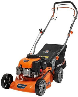 MAXPILER Газонокосилка бензиновая MLM-41S (4 л.с, самоходная, Ø410мм, высота кошения 25-75мм, 45л) Газонокосилка бензиновая MAXPILER Газонокосилка бен