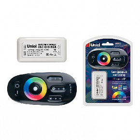 UNIEL (11105) ULC-G10-RGB BLACK Контроллеры для светодиодных лент RGB 12В