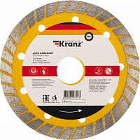 KRANZ (KR-90-0120) Диск алмазный отрезной Turbo 115x22,2x2,4x10мм