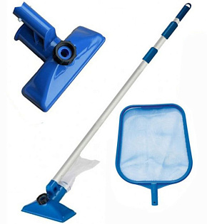 INTEX Комплект для очистки бассейна, с выдвижной рукояткой, 28002 109-256 Аксессуары INTEX Комплект для очистки бассейна, с выдвижной рукояткой, 28002