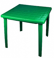 АЛЬТЕРНАТИВА М2596 стол 800х800х740мм квадратный (зеленый) Мебель из пластика