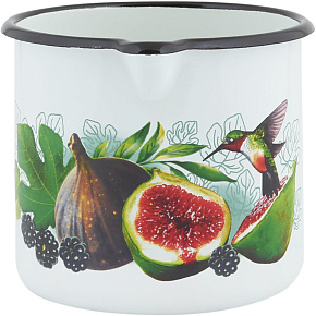 КМЗ 40104-072/4 эмал 1,0л с рис, с носиком Кружка