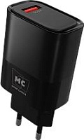 MORE CHOICE (4620202553416) NC09m СЗУ 1USB 3.0A QC3.0 15W , черный СЗУ