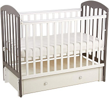 ФЕЯ Кровать детская Фея 328 белый-графит (1 кор) Кровать детская ФЕЯ Кровать детская Фея 328 белый-графит (1 кор)